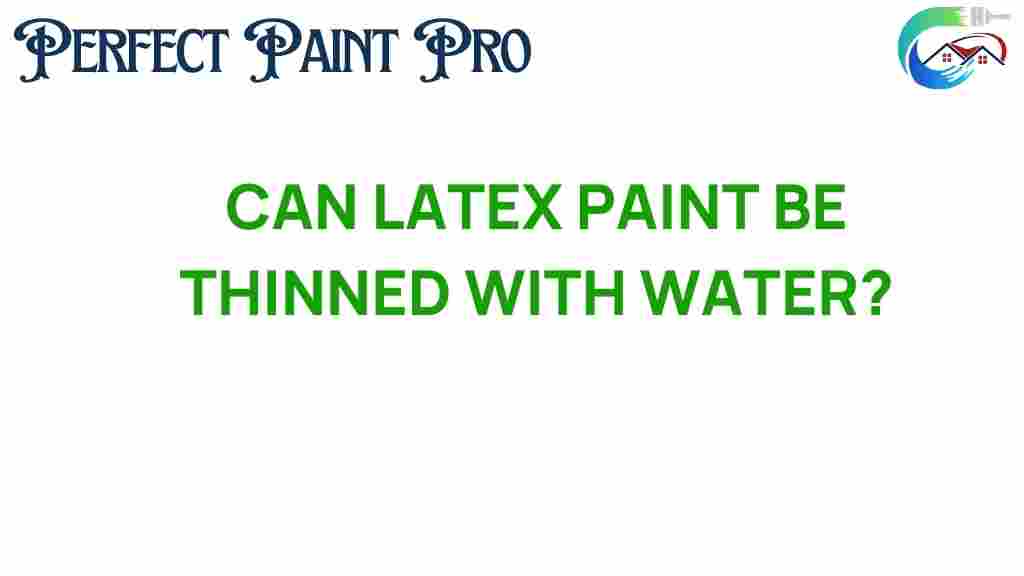 can-latex-paint-be-thinned-with-water