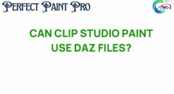 Can Clip Studio Paint Embrace DAZ Files? Unraveling the Mystery