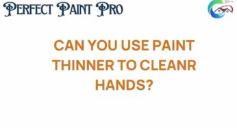 Can You Use Paint Thinner to Clean Your Hands Safely?
