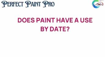 Does Paint Have a Use By Date? Unveiling the Truth Behind Expiry