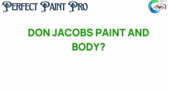 Discover the Artistry Behind Don Jacobs Paint and Body’s Craftsmanship