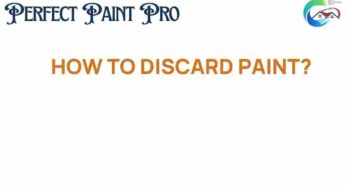 Discarding Paint: The Art of Responsible Disposal Techniques