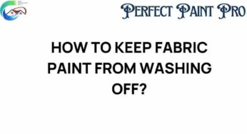 Mastering Fabric Paint: How to Keep It from Washing Off Forever
