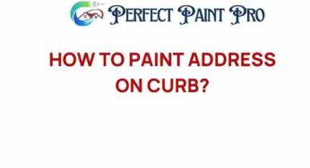 Transforming Your Curb: A Step-by-Step Guide to Paint Address Numbers