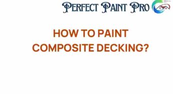 Transform Your Outdoor Space: How to Paint Composite Decking