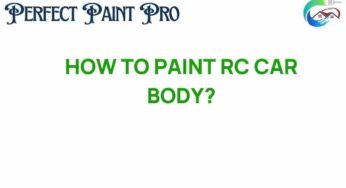 Master the Art of Painting RC Car Bodies: A Step-by-Step Guide