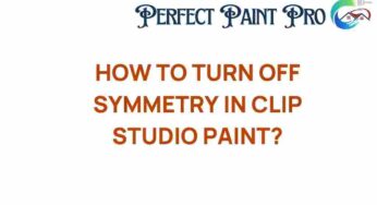 Mastering Your Canvas: How to Turn Off Symmetry in Clip Studio Paint