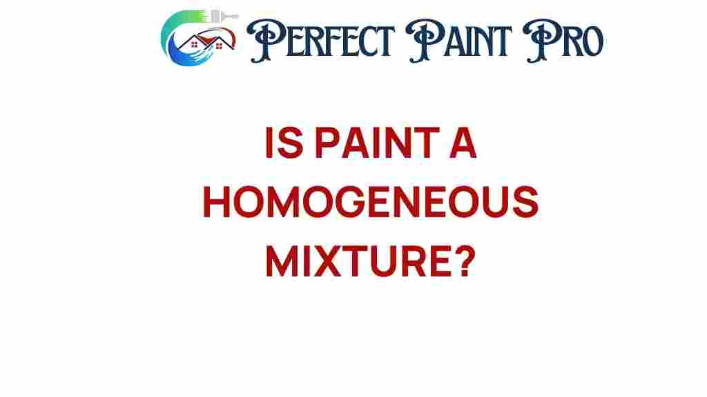 is-paint-a-homogeneous-mixture