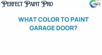 Transform Your Space: What Color to Paint Your Garage Door?