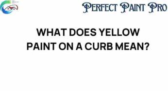 Unveiling the Mystery: What Does Yellow Paint on a Curb Mean?
