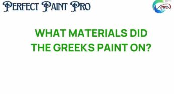 Exploring the Surfaces: What Materials Did the Greeks Paint On?