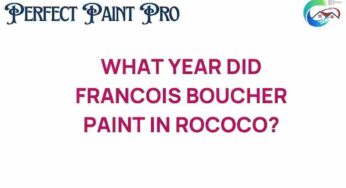 Discovering the Year Francois Boucher Embraced Rococo Elegance