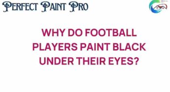 Unveiling the Mystery: Why Do Football Players Paint Black Under Their Eyes?