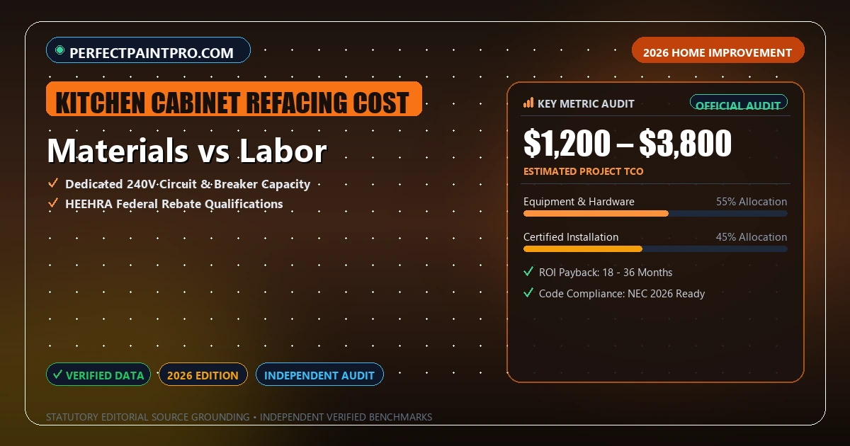 Materials vs Labor - Analytical Guide and Verified Benchmarks (kitchen cabinet refacing cost)